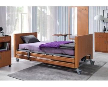 4 Motorlu Ahşap Alman Malı Kiralık Hasta Karyolası